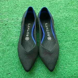 Rothy's Black and Blue Women's Slippers